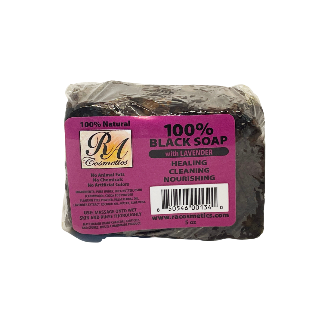 RA Cosmetics - African Black Soap Bar, Lavender - 5oz, photo 1 of 5