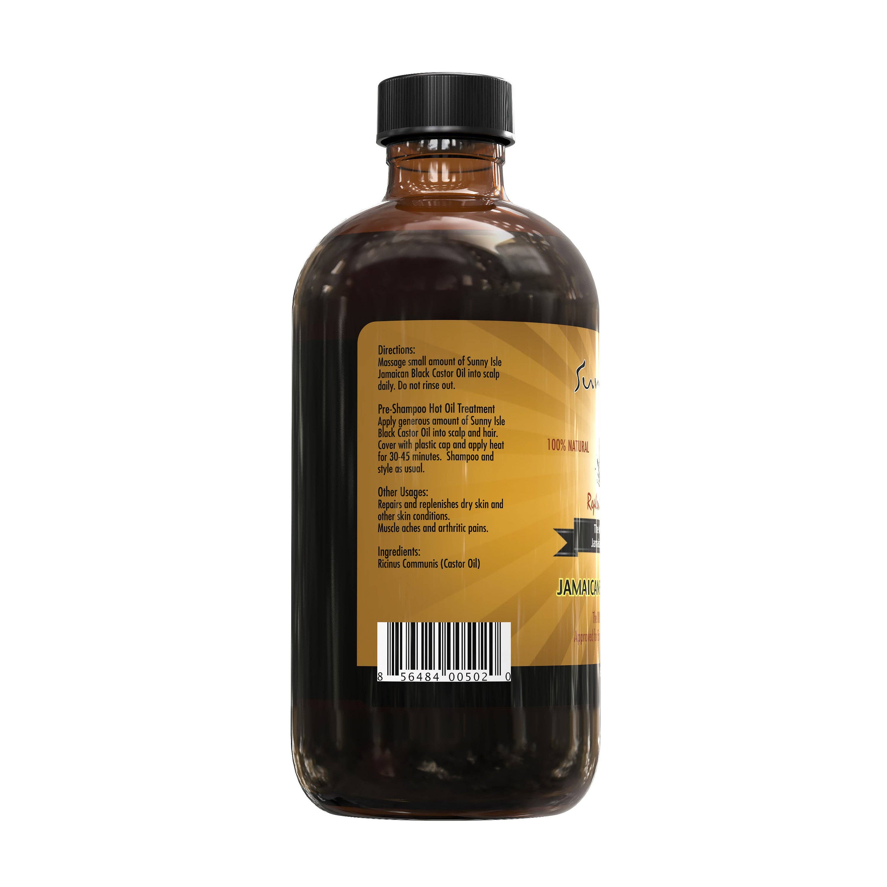 Sunny Isle - The Original Sunny Isle Jamaican Black Castor Oil 4oz, photo 2 of 2