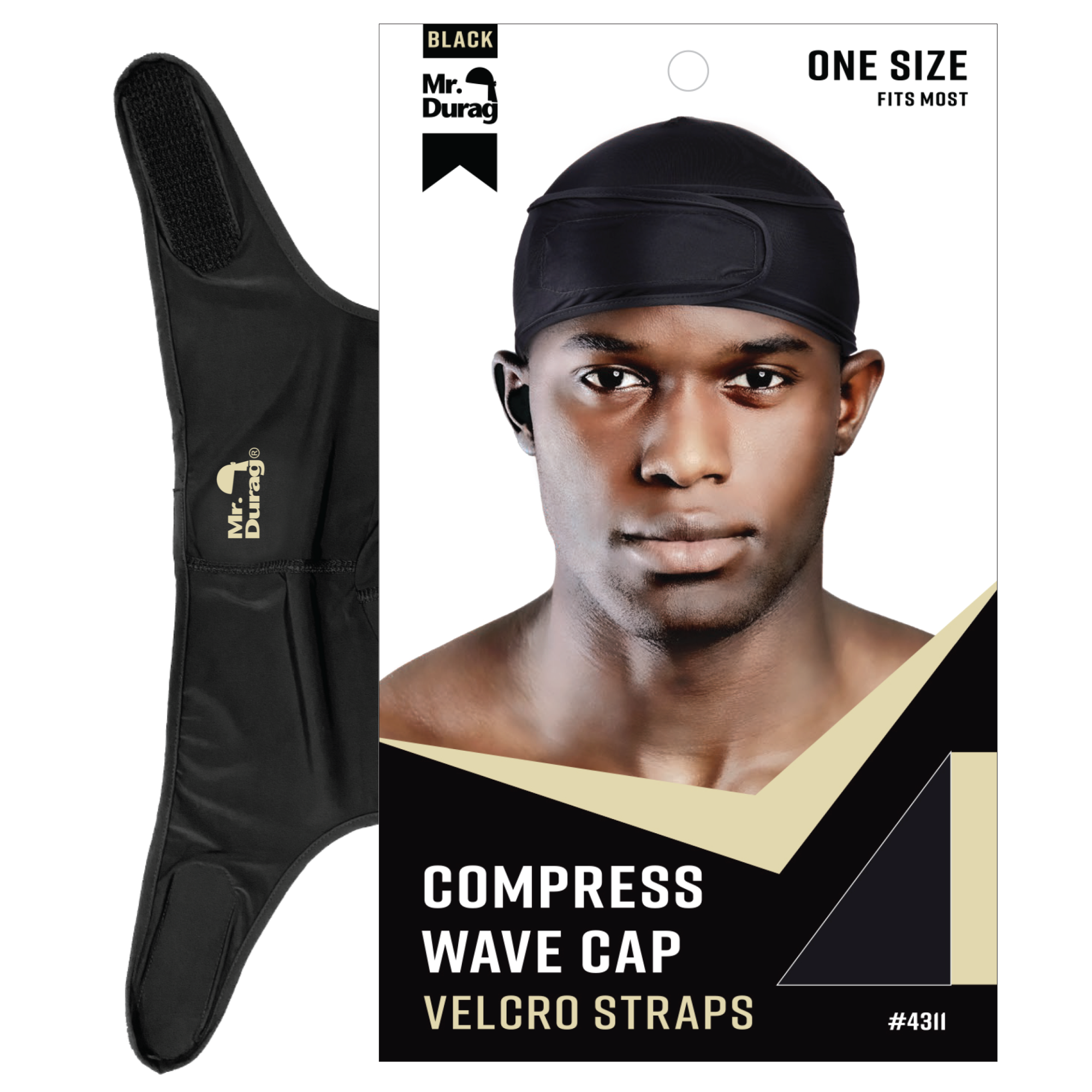 Annie International | Mr. Durag Spandex Velcro Compress Wave Cap, photo 1 of 6