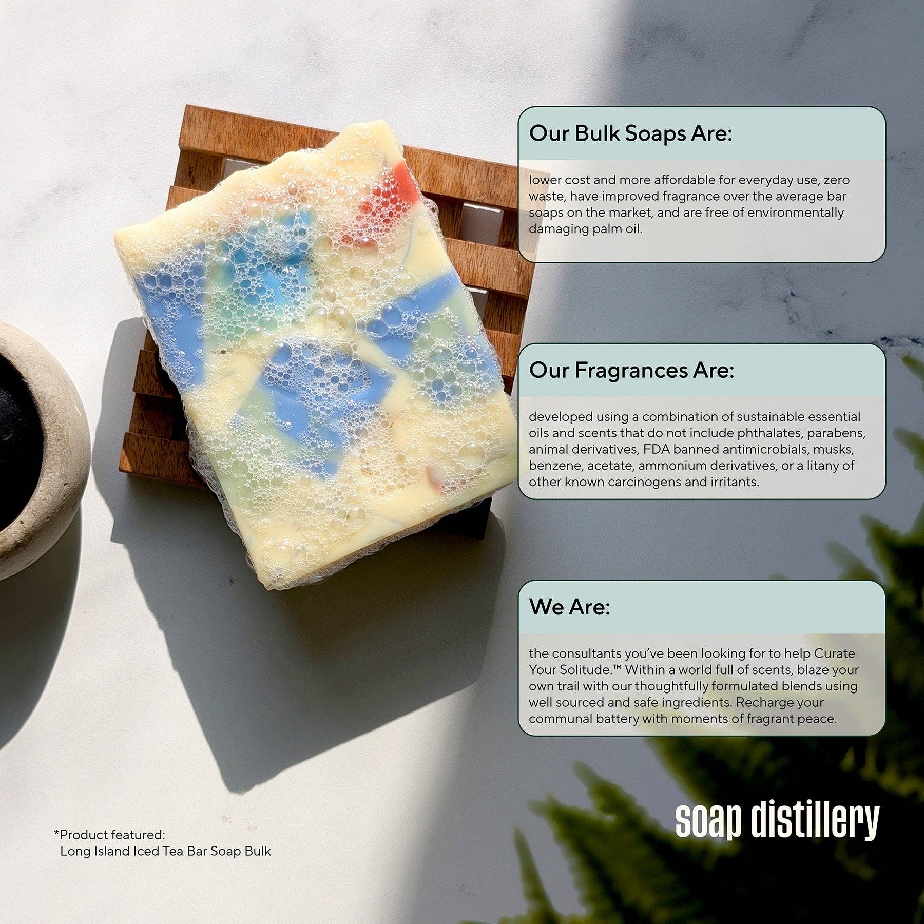 Soap Distillery | Agave + Salted Peel Bar Soap - Zero Waste, photo 2 of 4