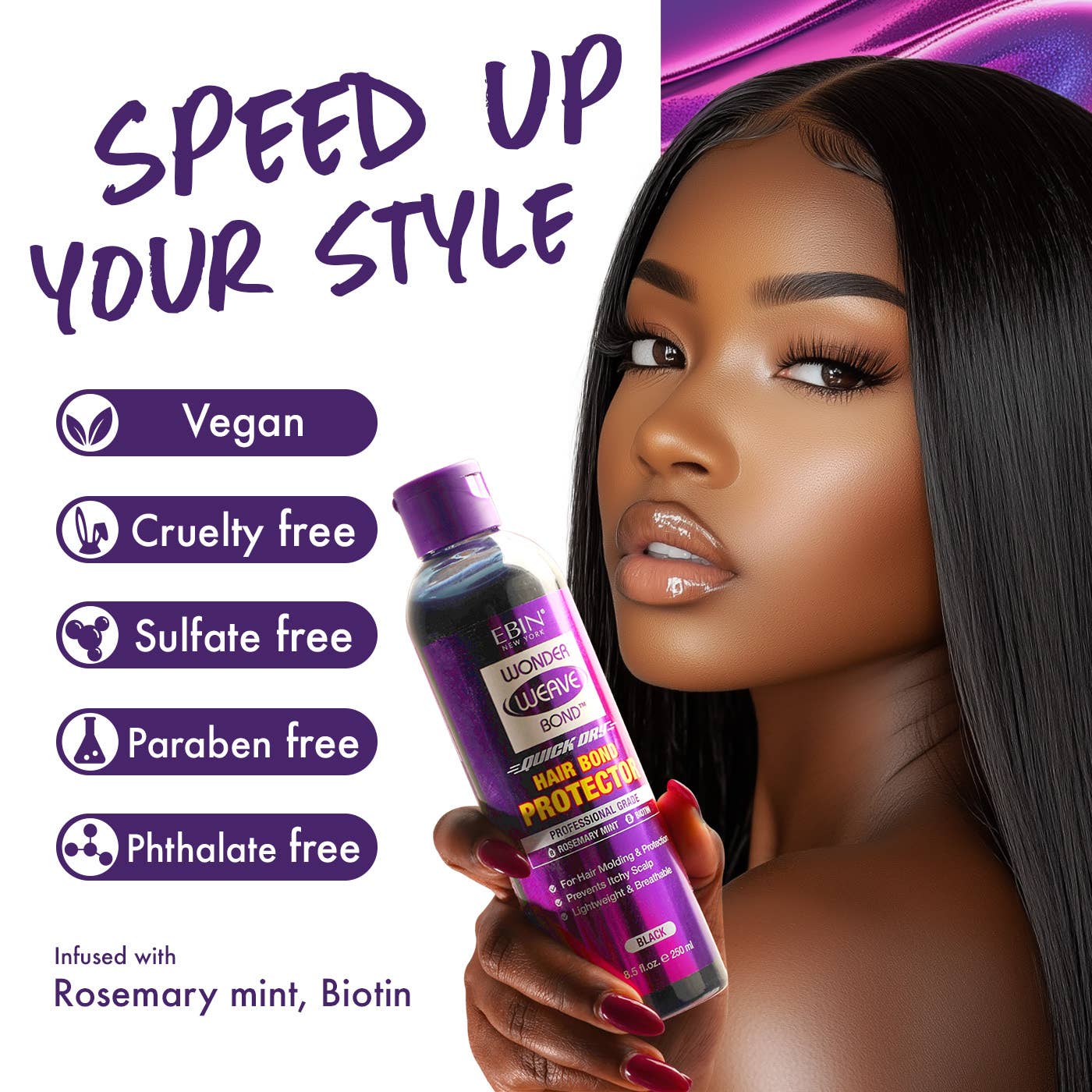 EBIN NEW YORK | Wonder Weave Bond - Hair Protector (Clear), photo 3 of 7