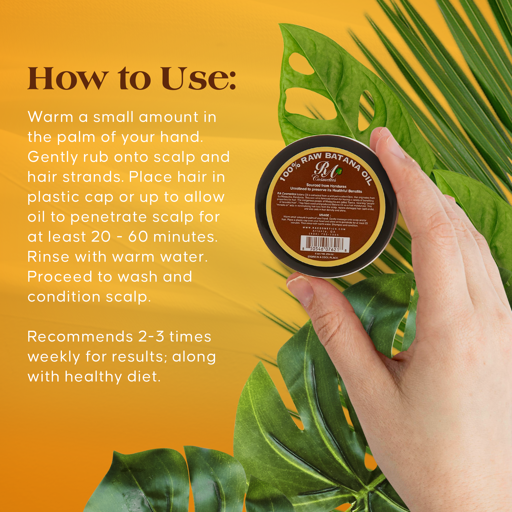 RA Cosmetics | 100% Raw Batana Oil, photo 5 of 8