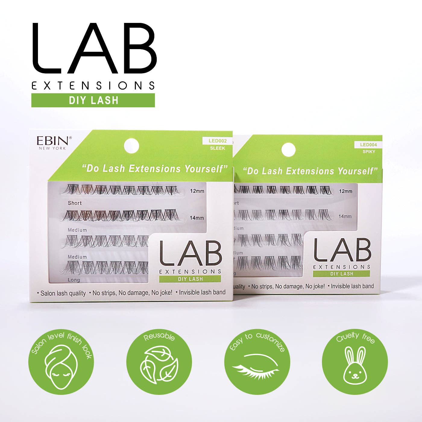 EBIN NEW YORK - LAB Extensions DIY Lashes, photo 5 of 8