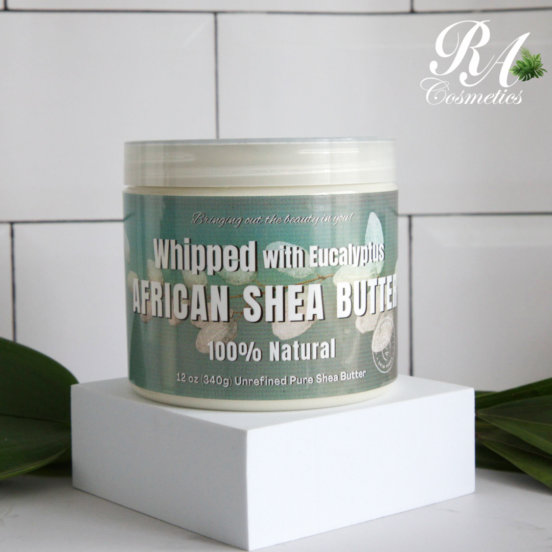 RA Cosmetics | Whipped African Ivory Shea Butter - Eucalyptus, photo 2 of 7