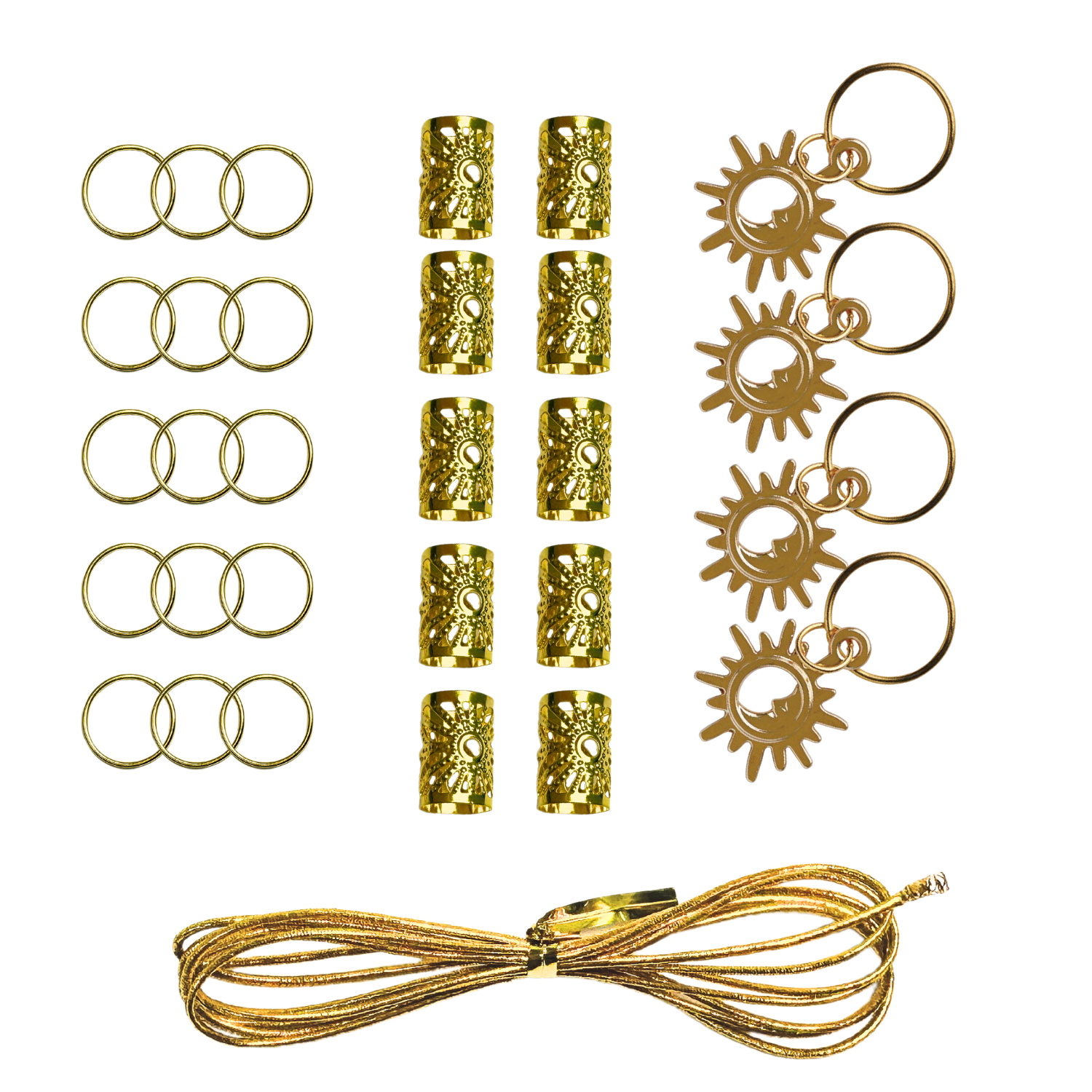 Annie International | Braid Charm Set, Sun & Moon, photo 3 of 3