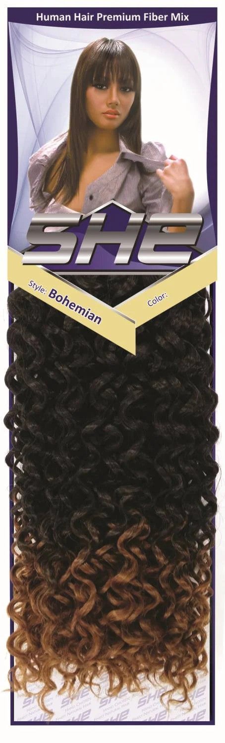 SHE | Bohemian Curl Weaving Hair - 14 Inch