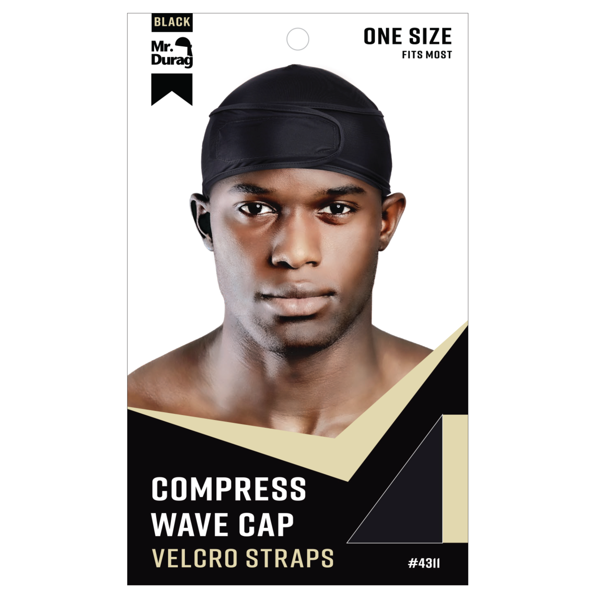 Annie International | Mr. Durag Spandex Velcro Compress Wave Cap, photo 6 of 6