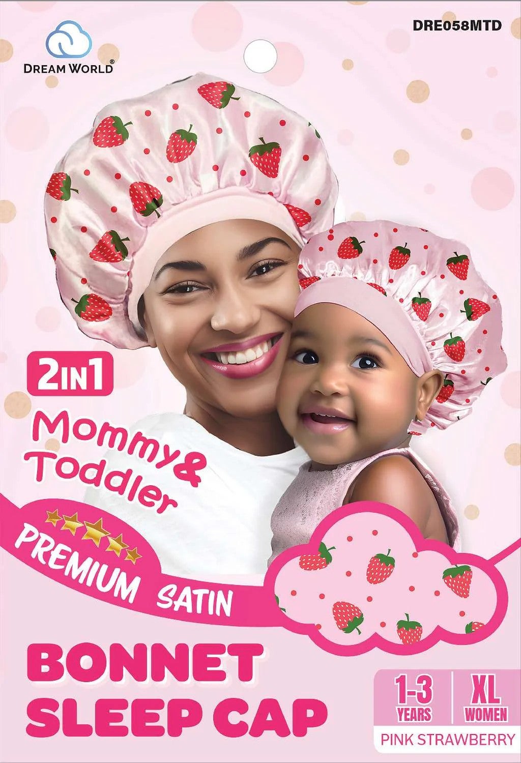 Dream | Mommy & Toddler Bonnet Sleep Cap