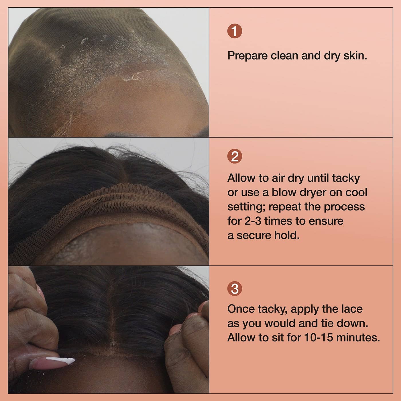 EBIN NEW YORK - Wonder Lace Bond GLUELESS - Lace Holding Spray, photo 7 of 8
