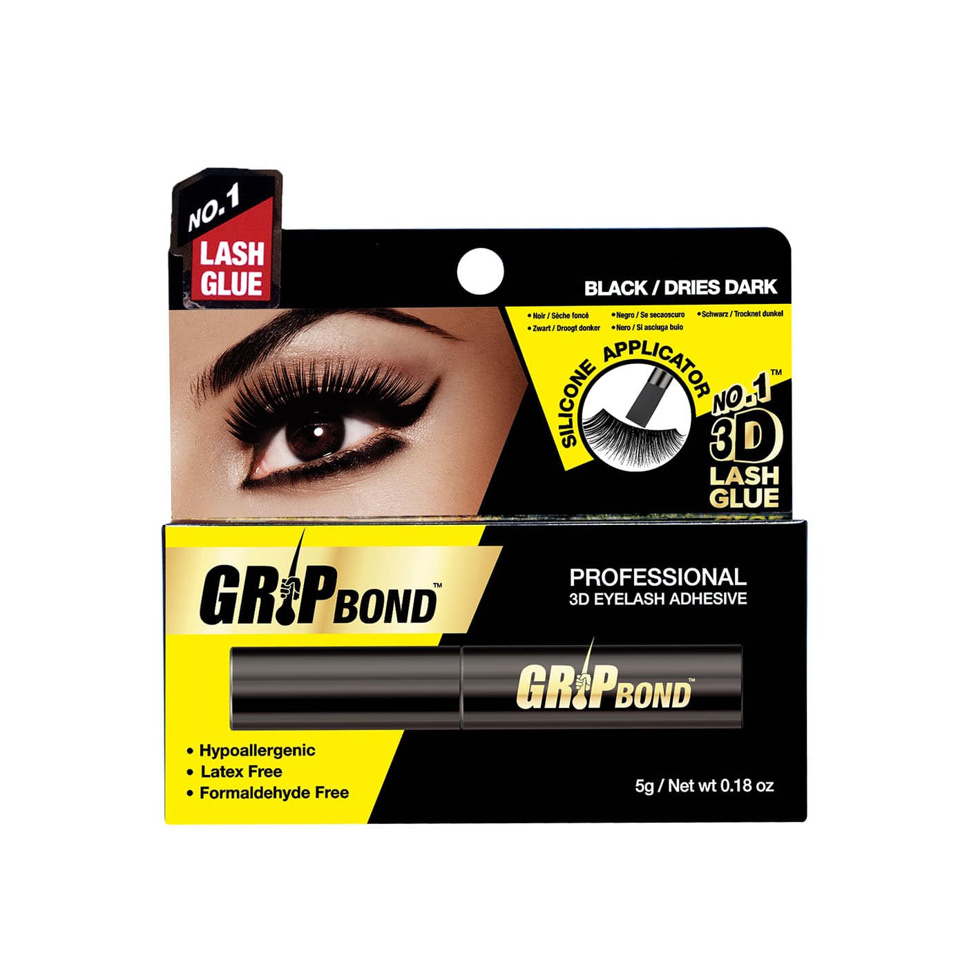 EBIN New York | Grip Bond Latex-Free Lash Adhesive - Black, photo 1 of 3