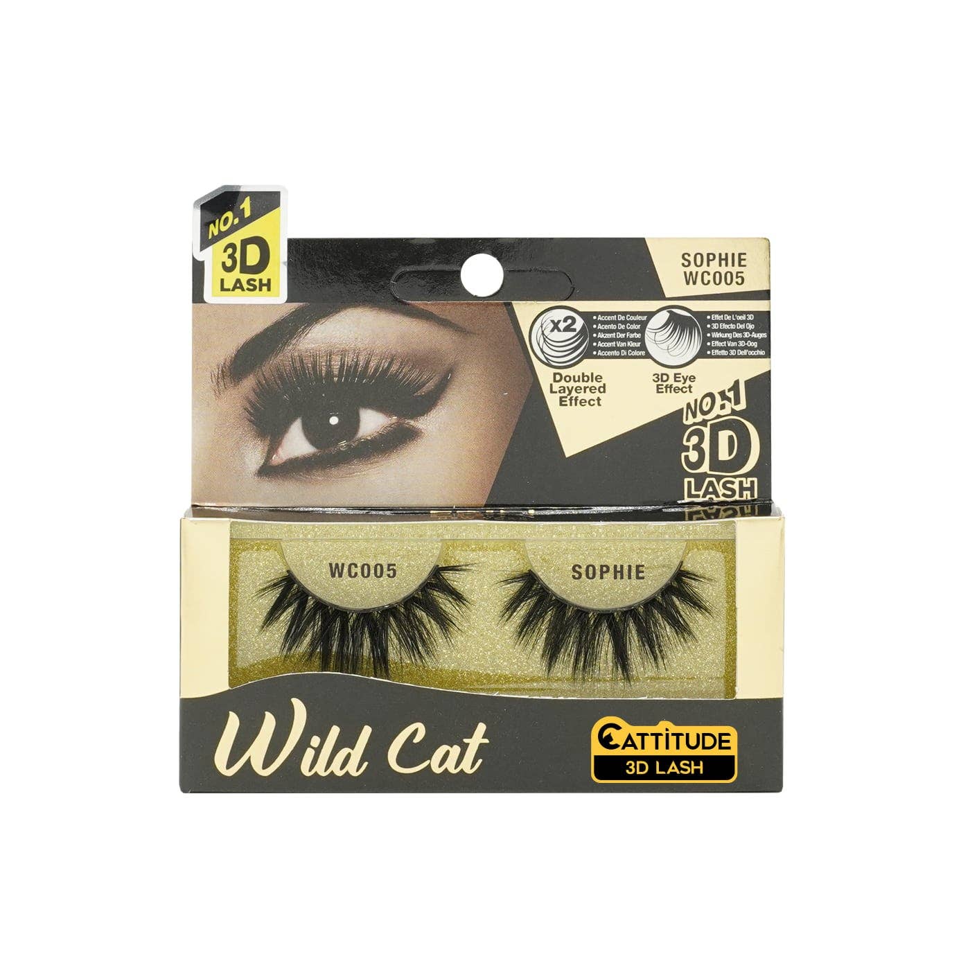 EBIN NEW YORK - Sophie - Wild Cat 3D Lashes, photo 2 of 2