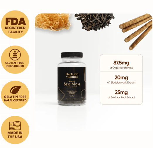Black Girl Vitamins | BGV Sea Moss Gummies, photo 4 of 4