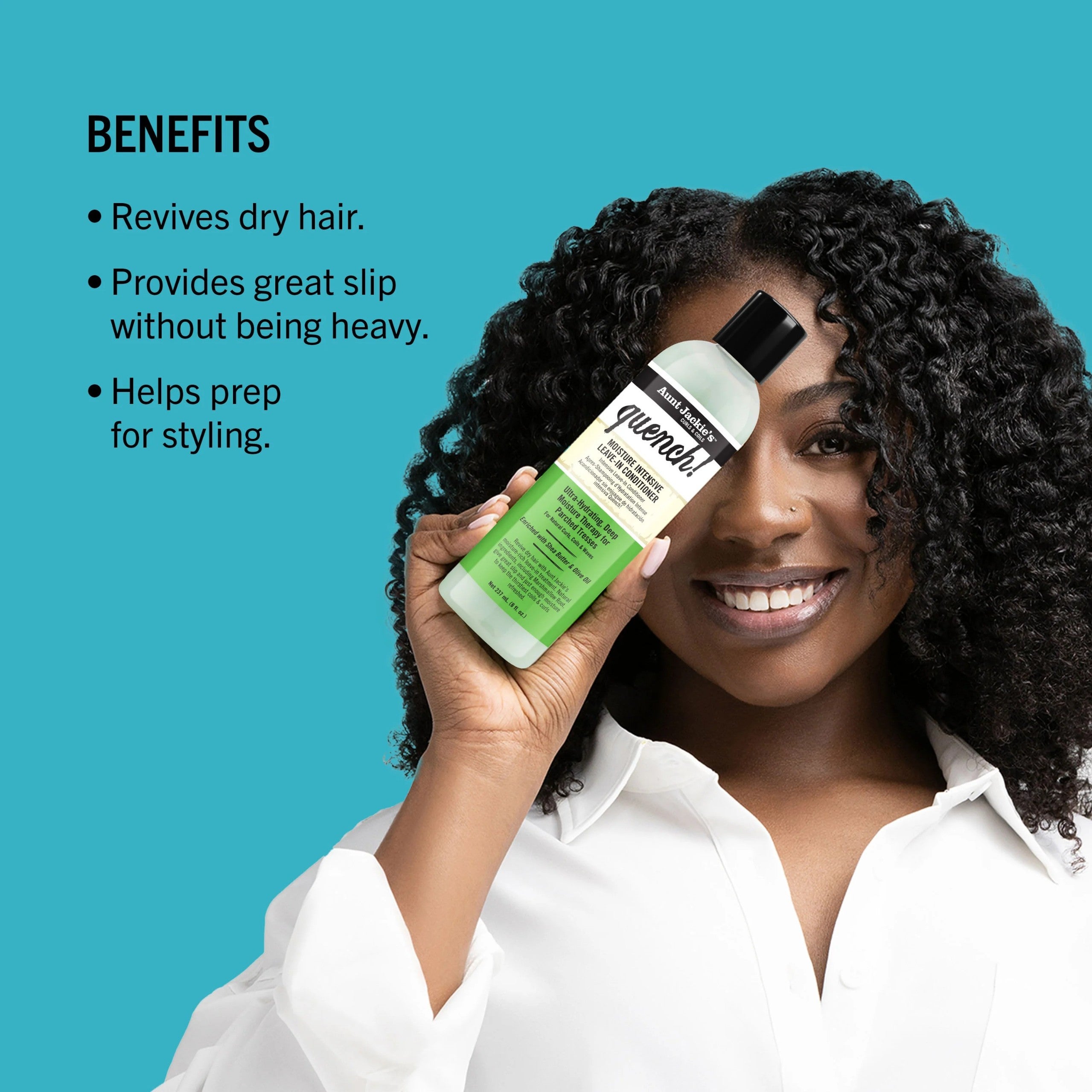 Aunt Jackie's | Quench Moisture Intensive Leave-in Hair Conditioner, photo 2 of 2
