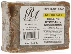 RA Cosmetics | African Black Soap Bar - Lemongrass, photo 1 of 2