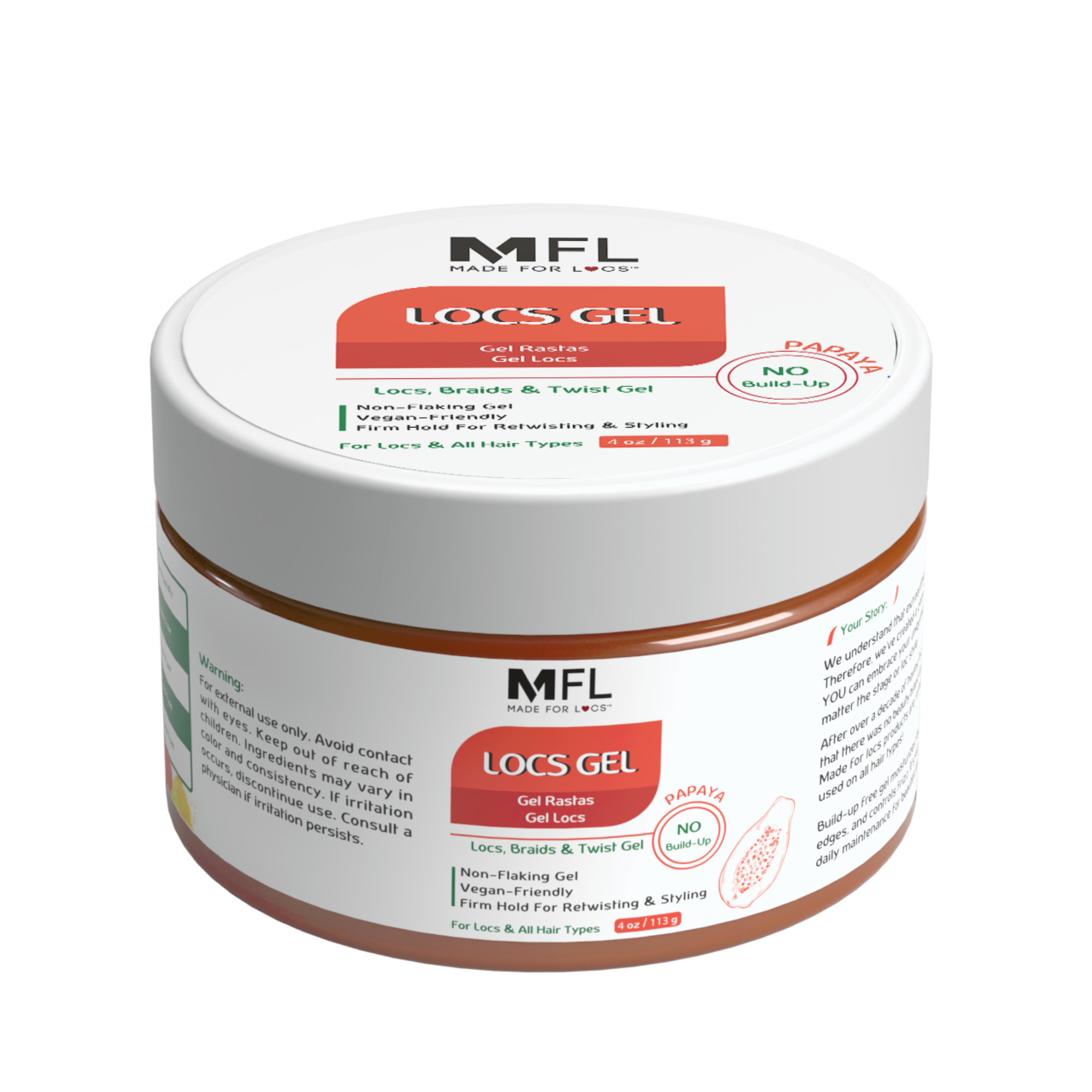 Made For Locs | Locs, Braids & Retwisting Firm Hold Gel, photo 7 of 8