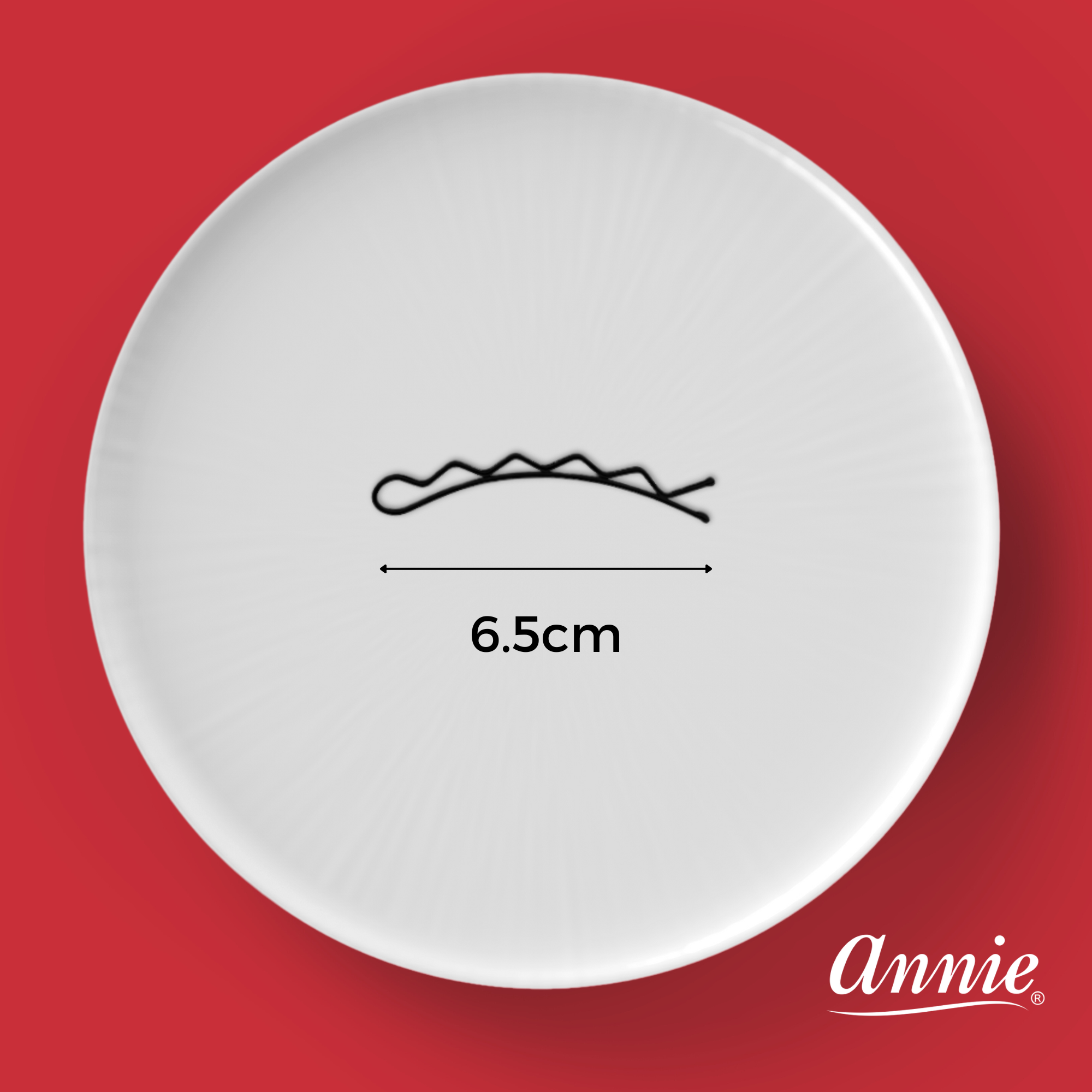 Annie International | Annie 6.5cm Big Curve Bobby Pin - 6ct Black, photo 3 of 5