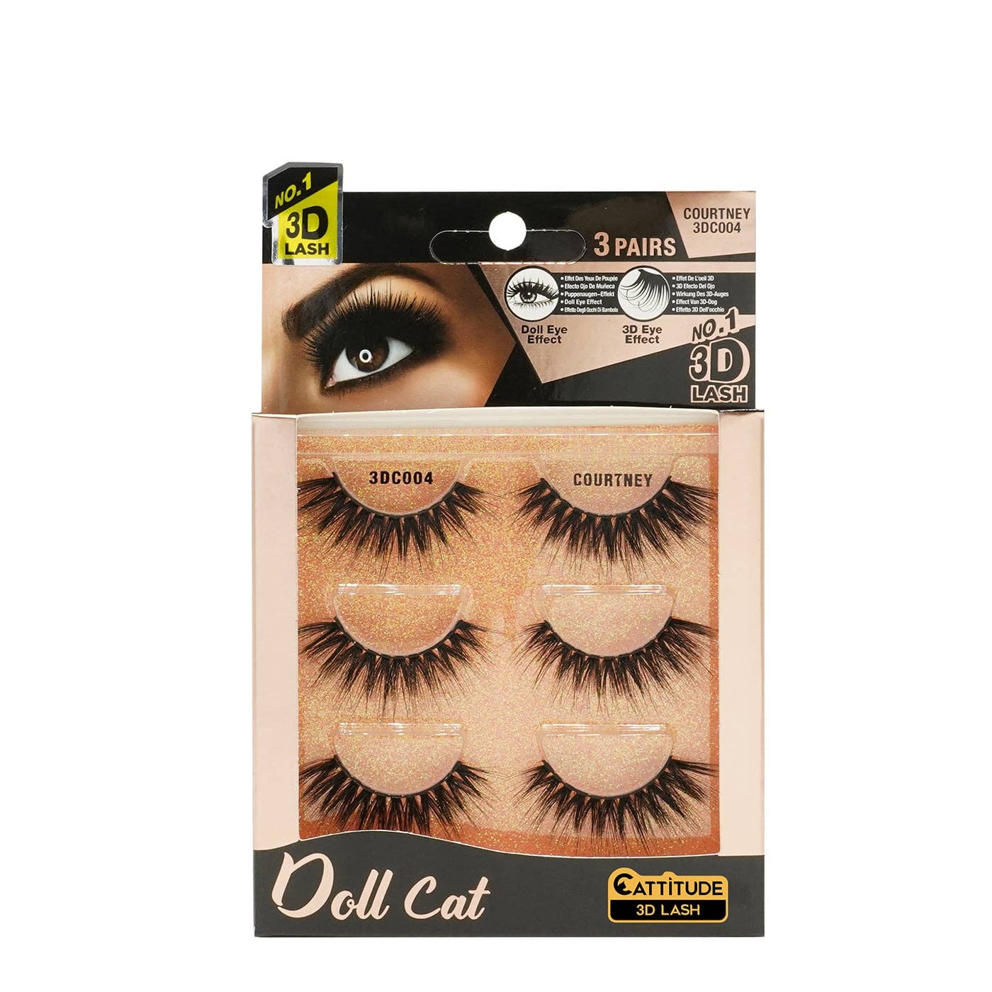 EBIN NEW YORK | Doll Cat Lashes - 3 Pack, photo 3 of 3