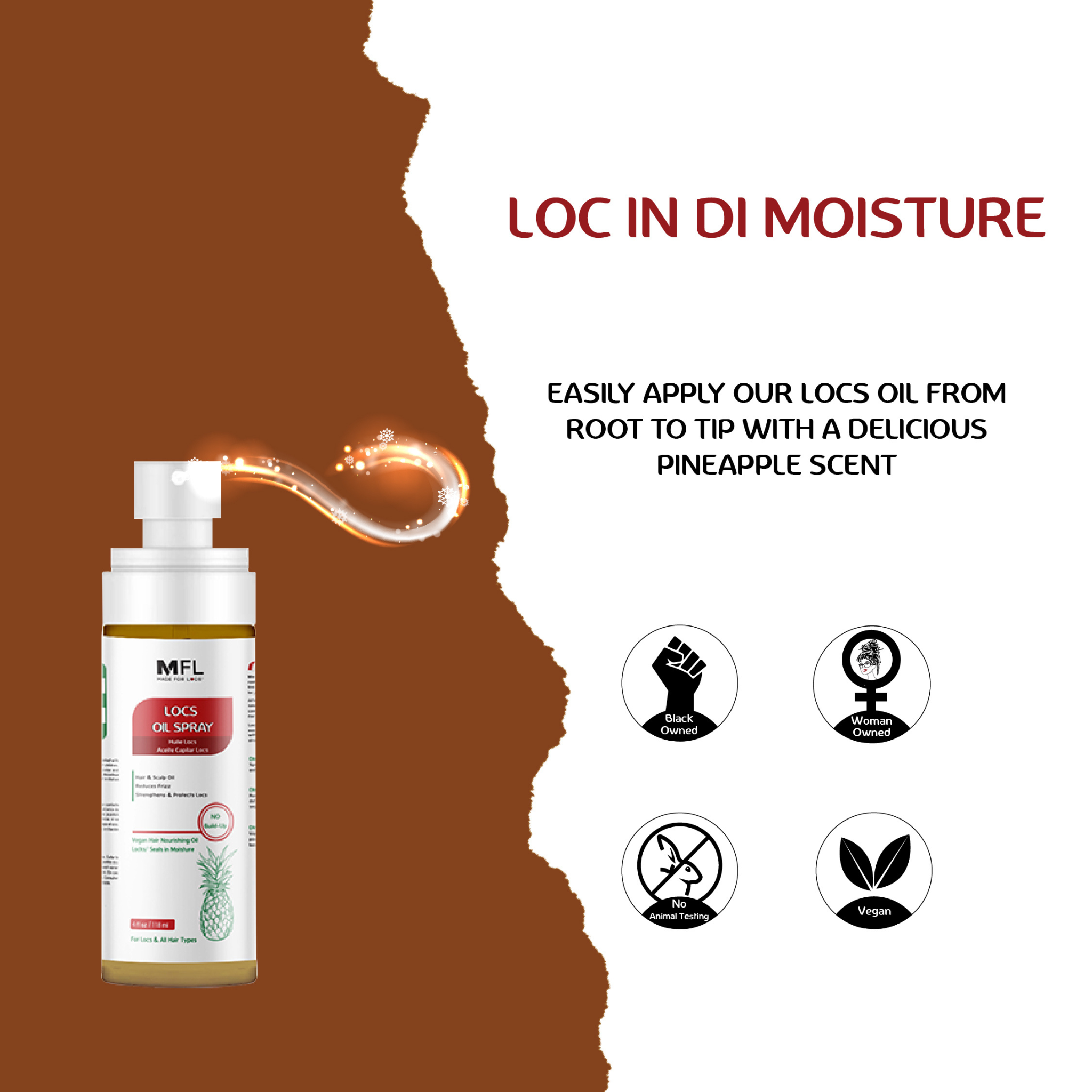 Made For Locs | Locs Vegan Oil Spray, photo 3 of 4