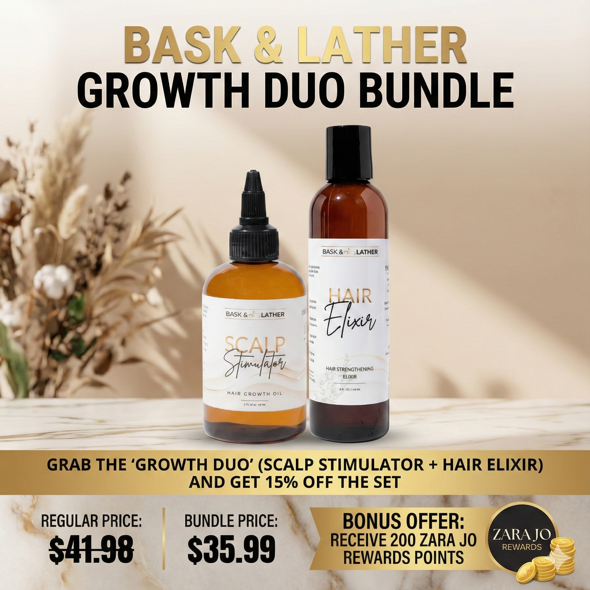 Bask & Lather | The Growth Duo, photo 1 of 2