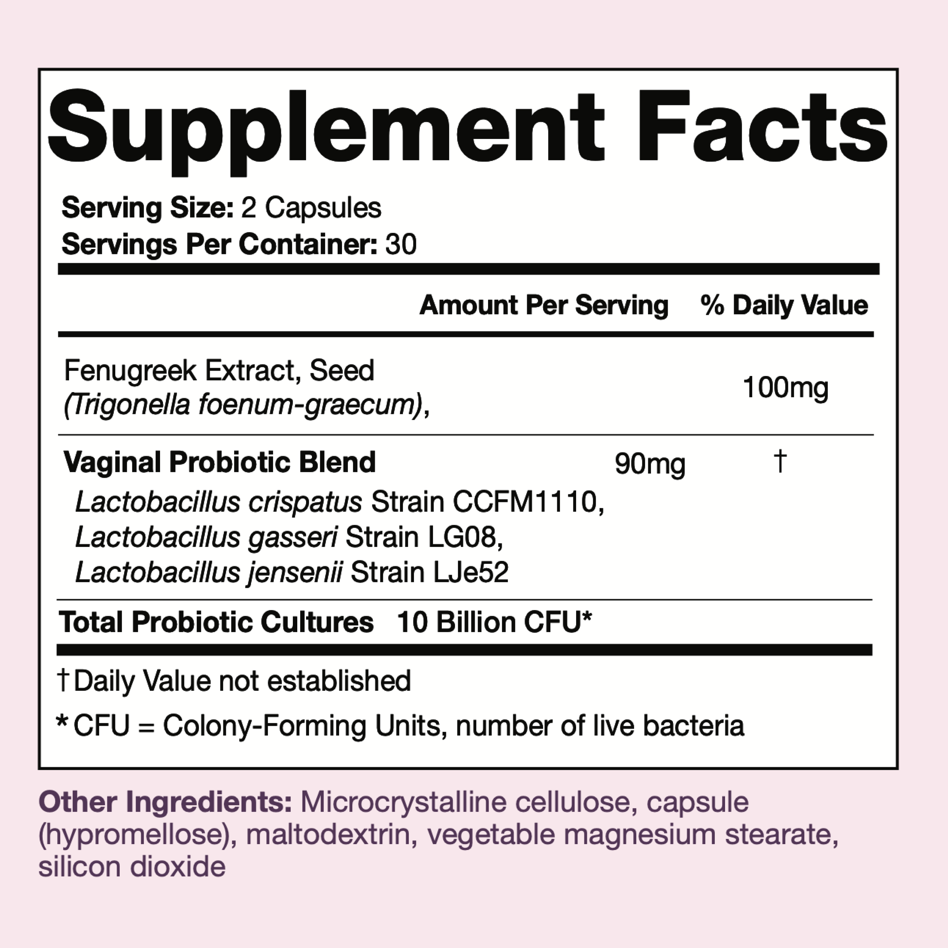 Black Girl Vitamins | Her Balance Vaginal Probiotics Capsules, photo 3 of 3
