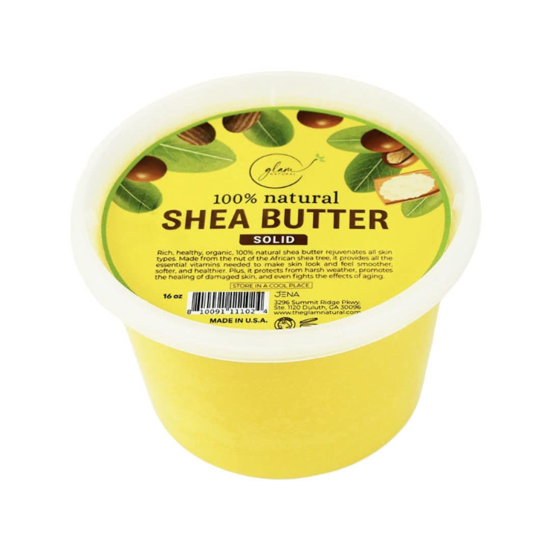 Glam Natural | 100% Natural Shea Butter - Solid