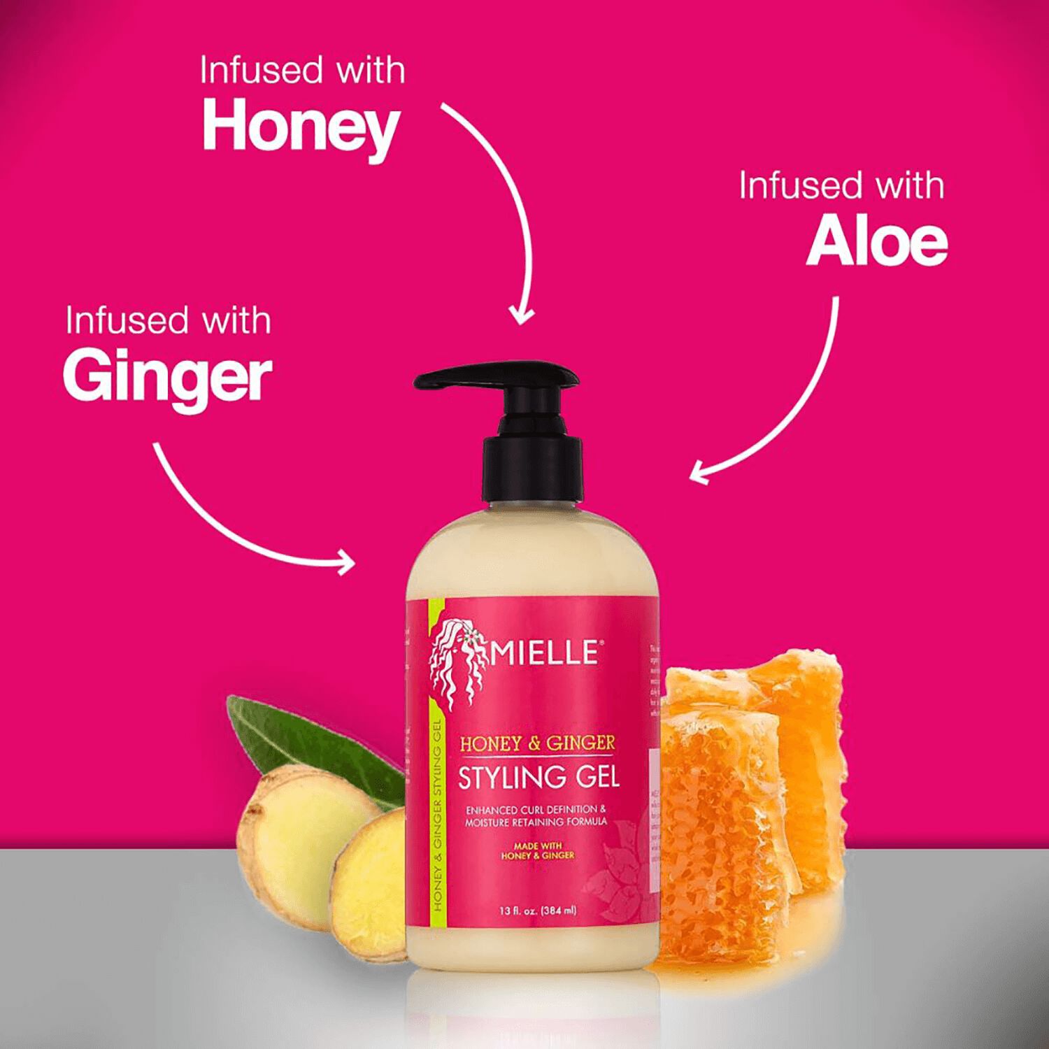 MIELLE | Honey & Ginger Styling Gel, photo 2 of 3