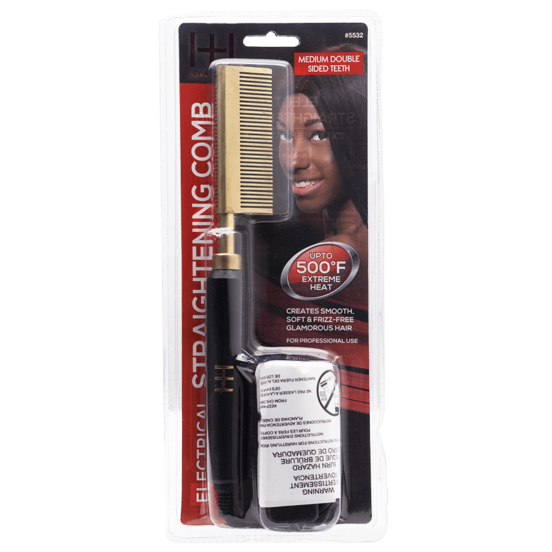 Annie International | Hot & Hotter Electric Straightening Comb Medium Double Sided, photo 3 of 3
