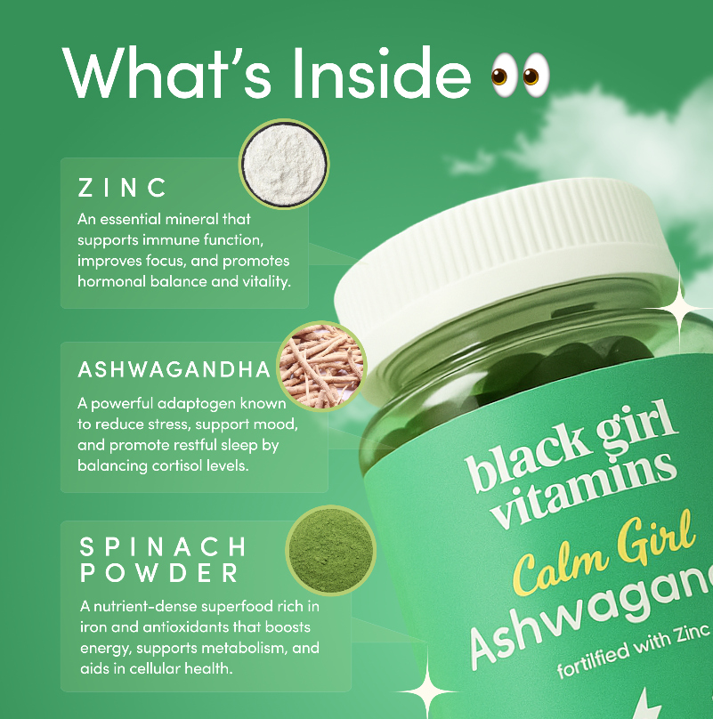 Black Girl Vitamins | BGV Calm Girl Ashwagandha, photo 3 of 4