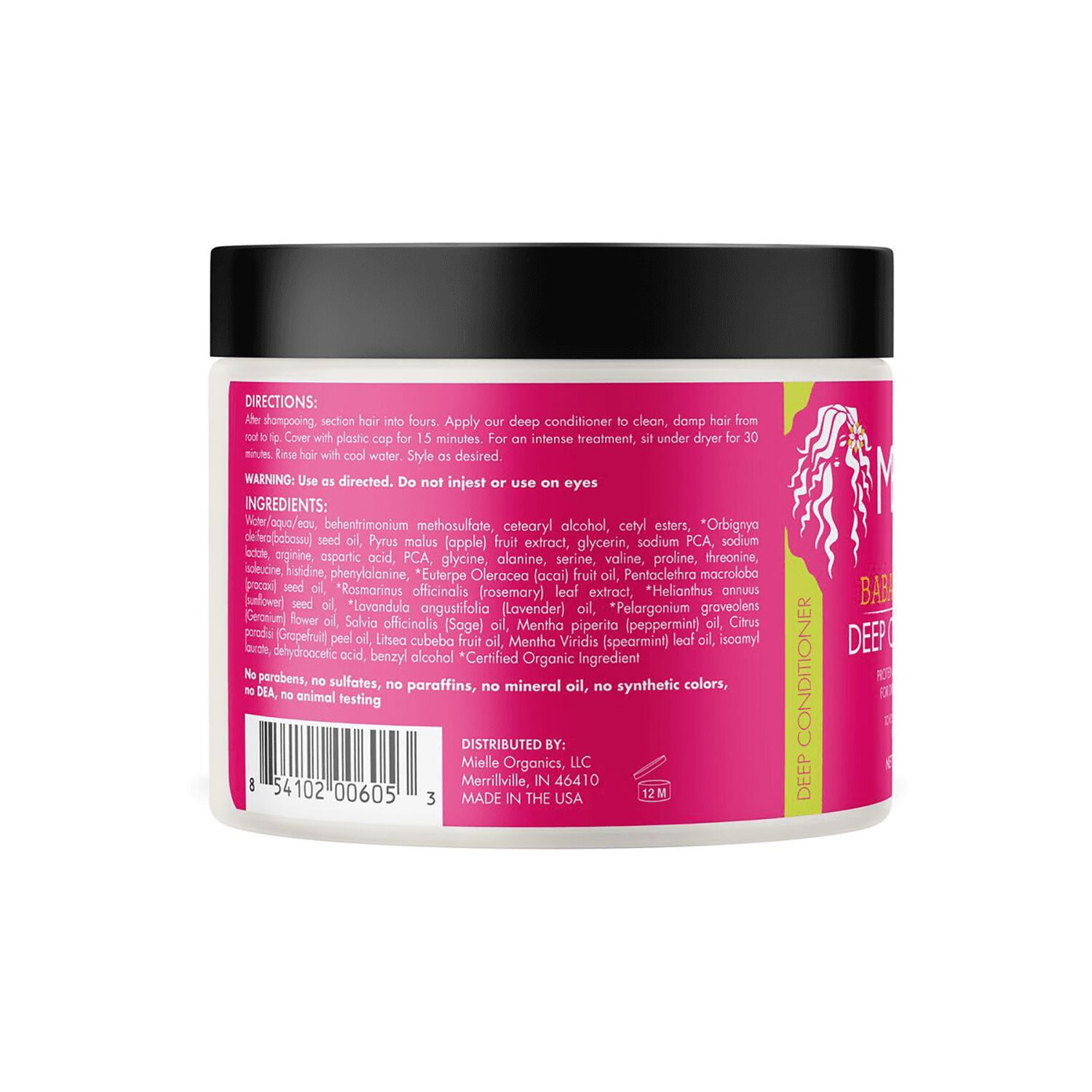MIELLE | Babassu Oil & Mint Deep Conditioner, photo 3 of 3