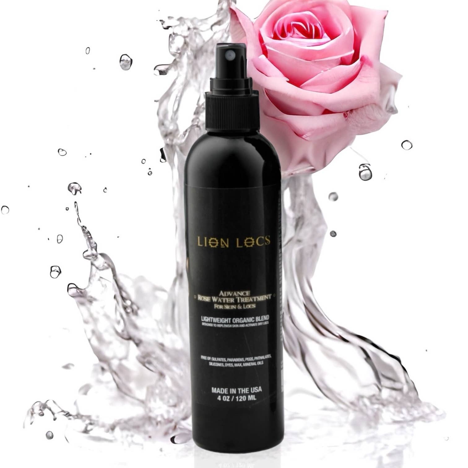 Lion Locs | Locs Advanced Rosewater Conditioning Oil, photo 1 of 5