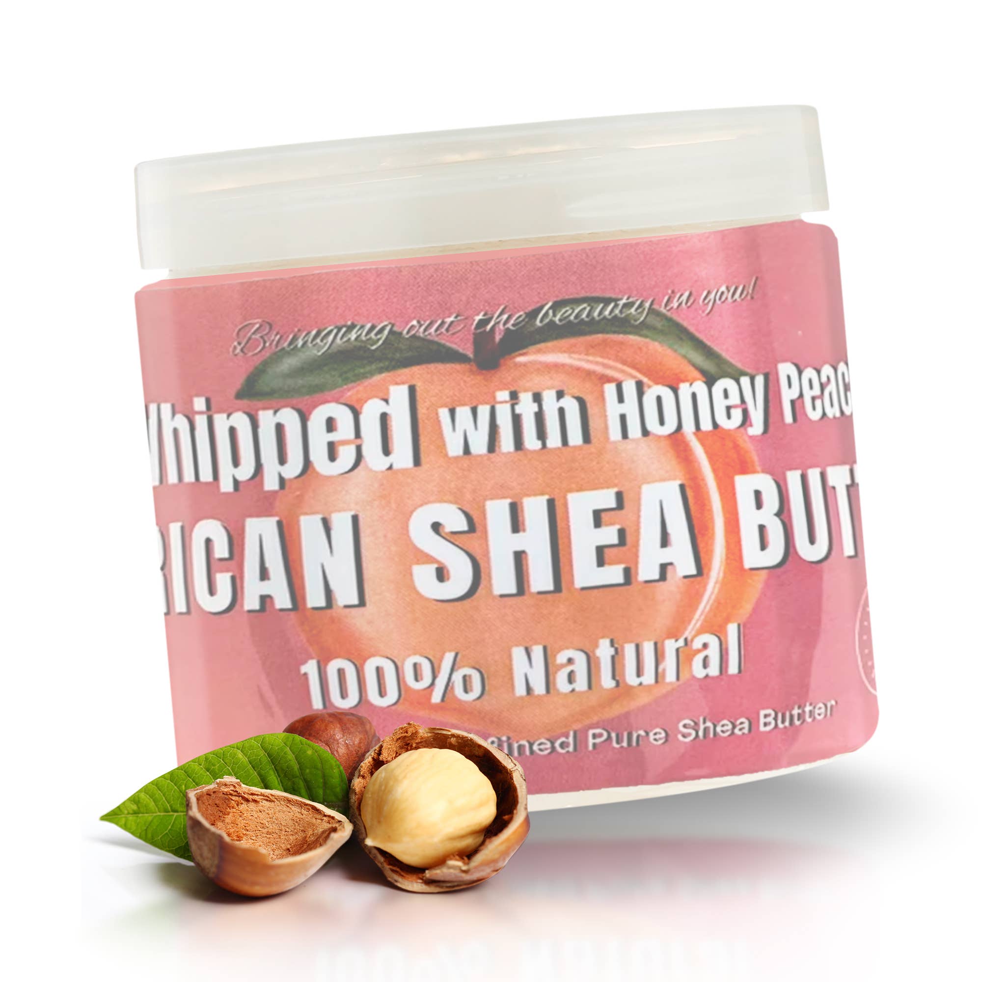 RA Cosmetics | Whipped African Ivory Shea Butter - Honey Peach, photo 1 of 8