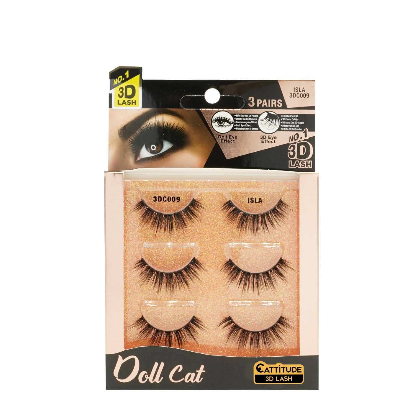 EBIN NEW YORK | Doll Cat Lashes - 3 Pack, photo 2 of 3