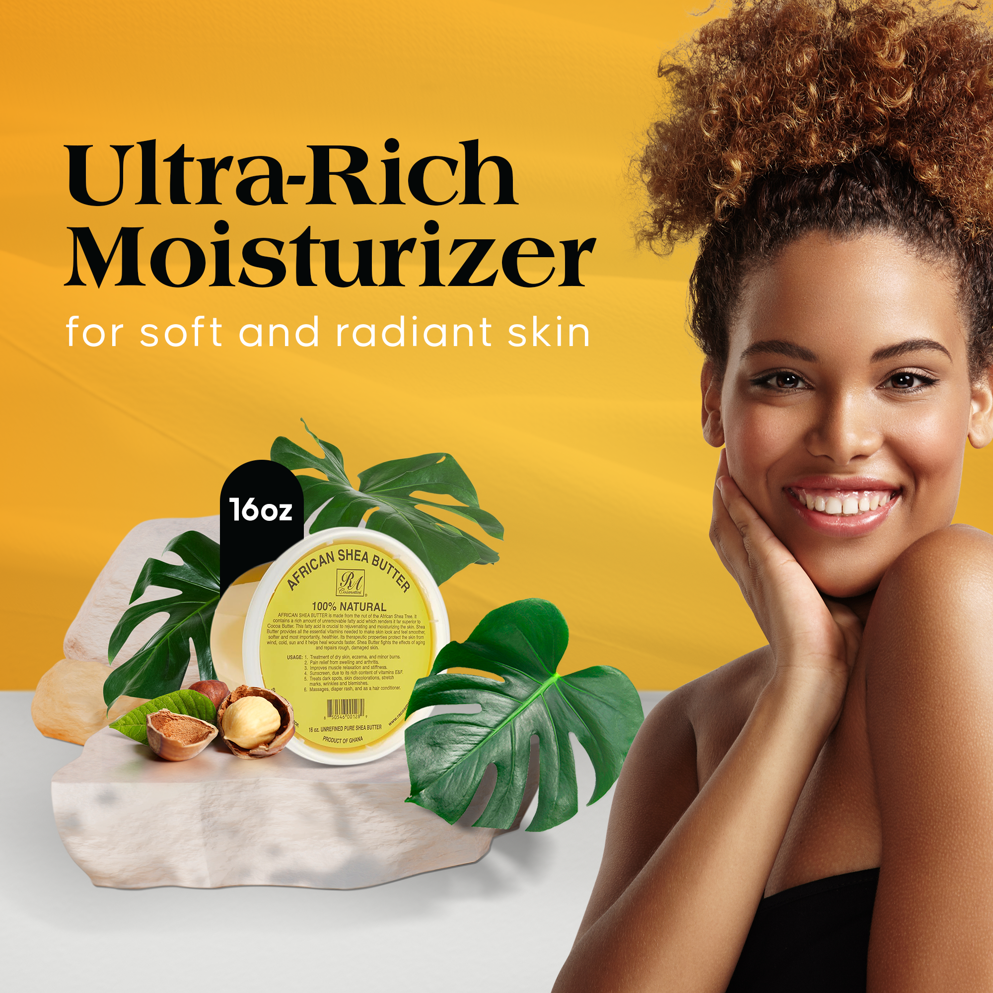 RA Cosmetics | 100% African Shea Butter - Yellow, photo 6 of 7