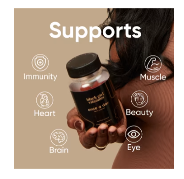 Black Girl Vitamins | BGV Once A Day Multivitamin Gummies, photo 3 of 3