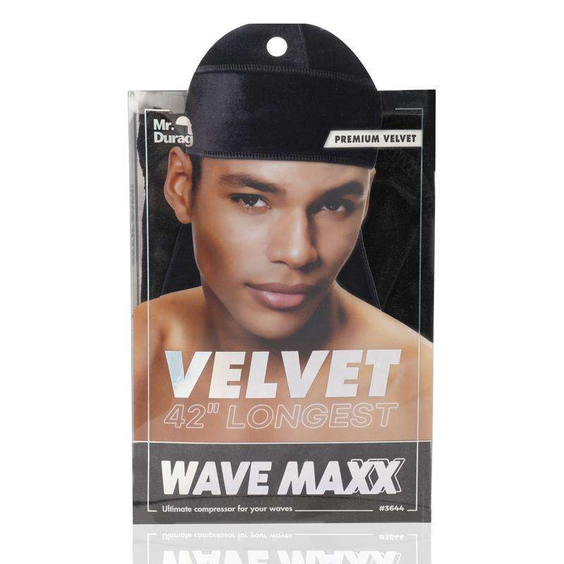 Annie International | Mr. Durag Velvet Durag Black