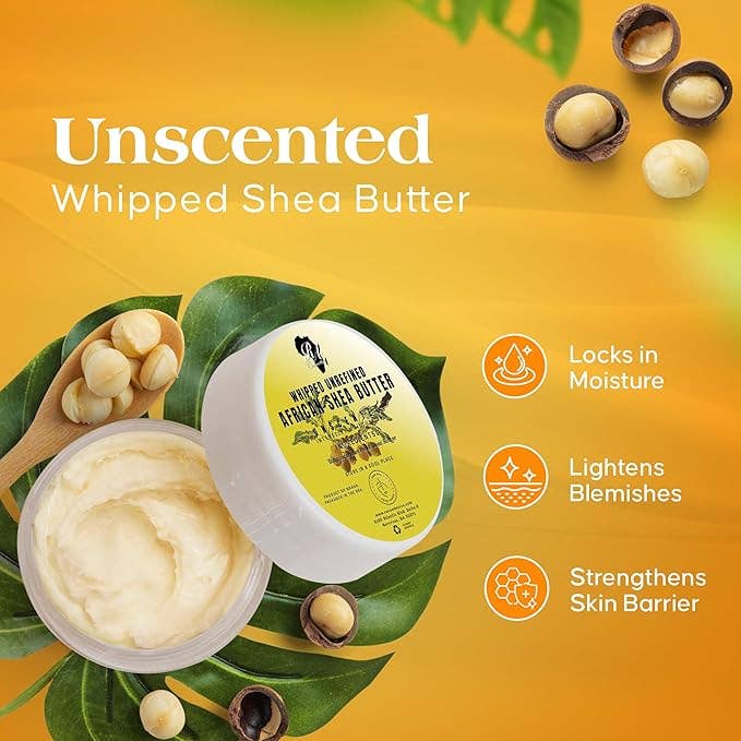 RA Cosmetics | Whipped African Ivory Shea Butter - Unscented, photo 2 of 3
