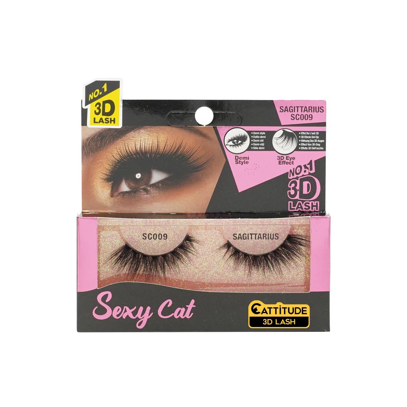 EBIN NEW YORK | Sagittarius - Sexy Cat 3D Lashes, photo 2 of 2