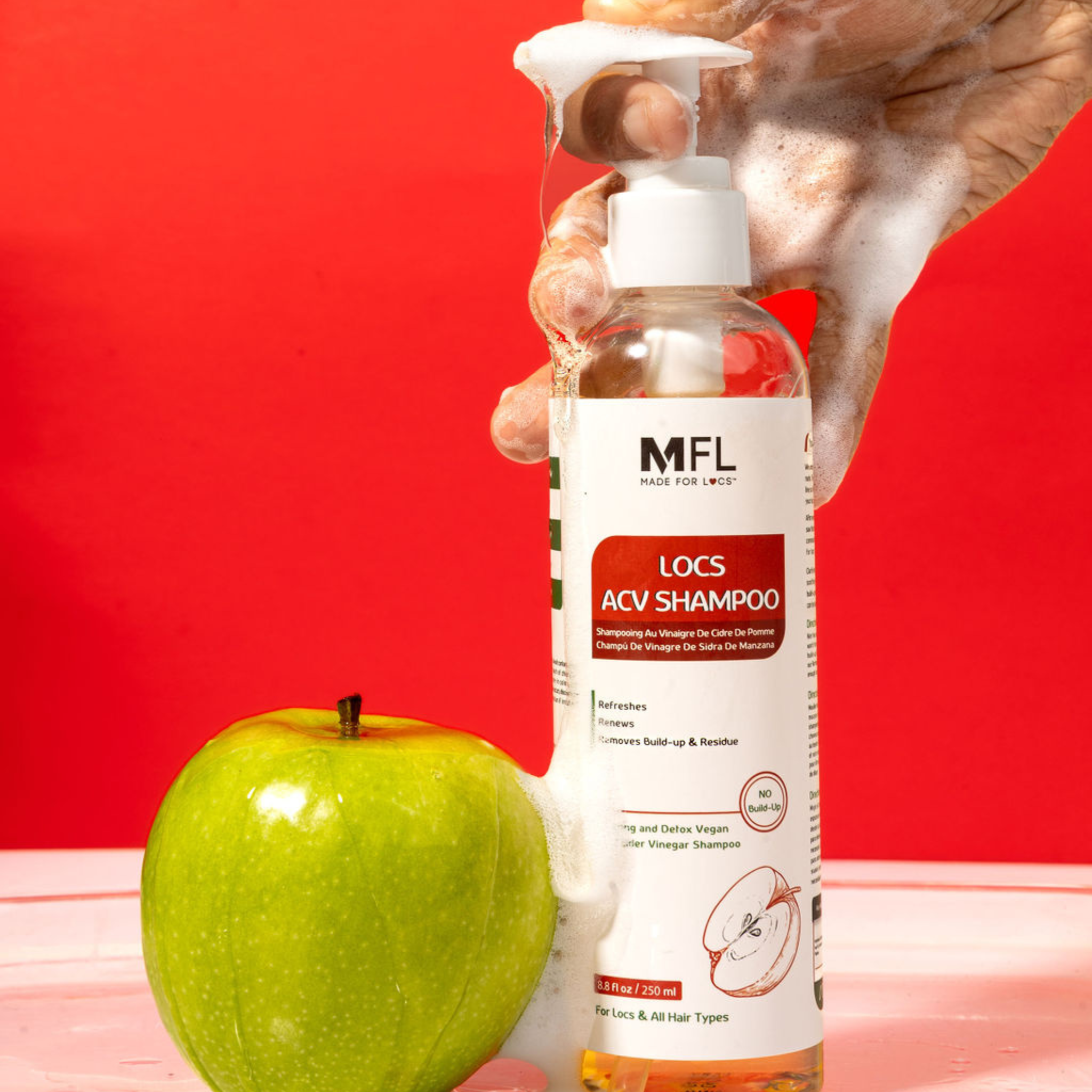 Made For Locs | Locs Vegan Apple Cider Vinegar Shampoo, photo 3 of 6