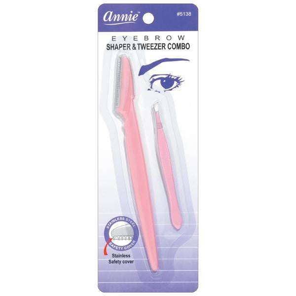 Annie International | Eyebrow Shaper & Tweezer Comb