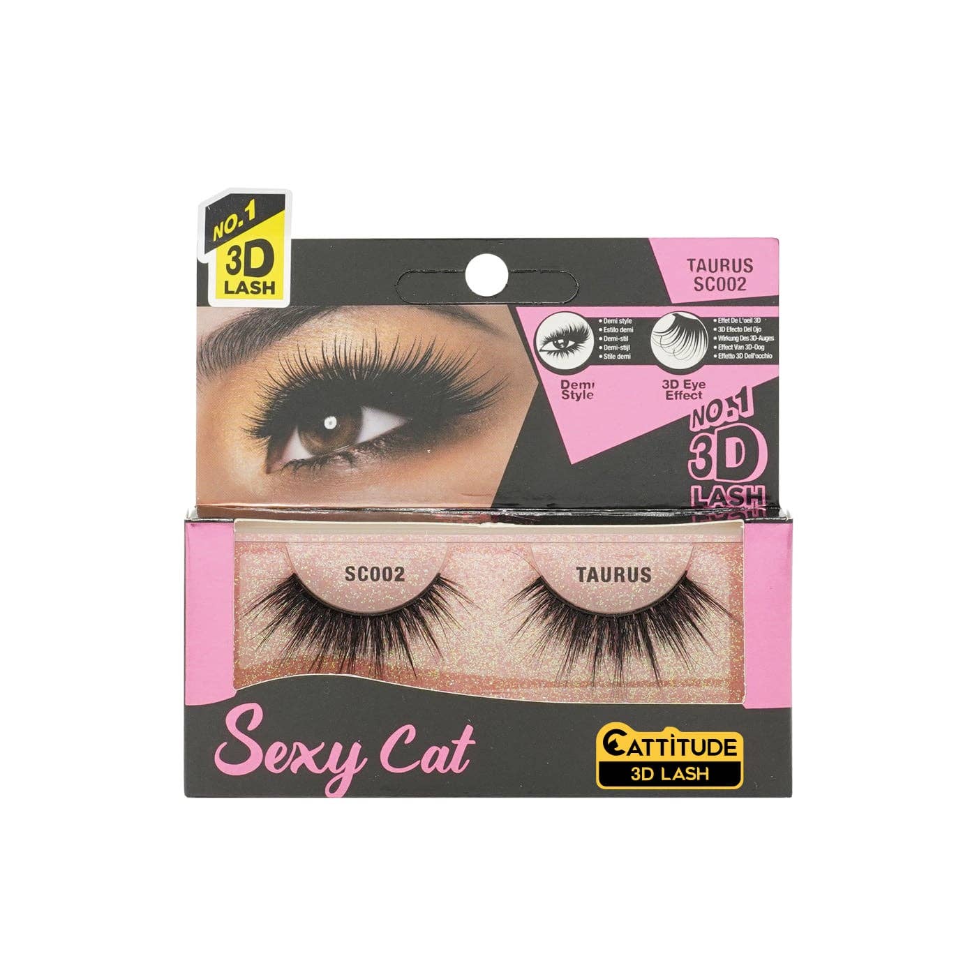 EBIN NEW YORK - Taurus - Sexy Cat 3D Lashes, photo 2 of 2