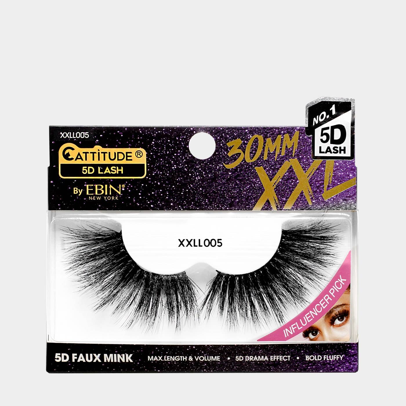 EBIN New York | Cattitude 5D 30MM XXL lashes - 5, photo 4 of 4