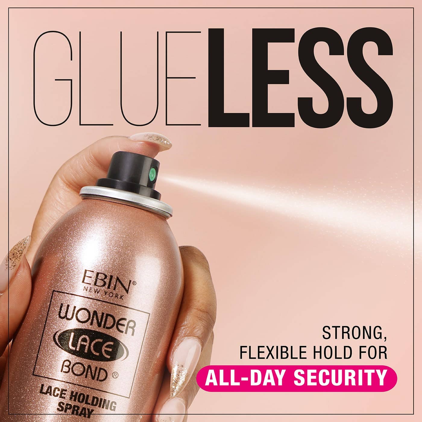EBIN NEW YORK - Wonder Lace Bond GLUELESS - Lace Holding Spray, photo 5 of 8