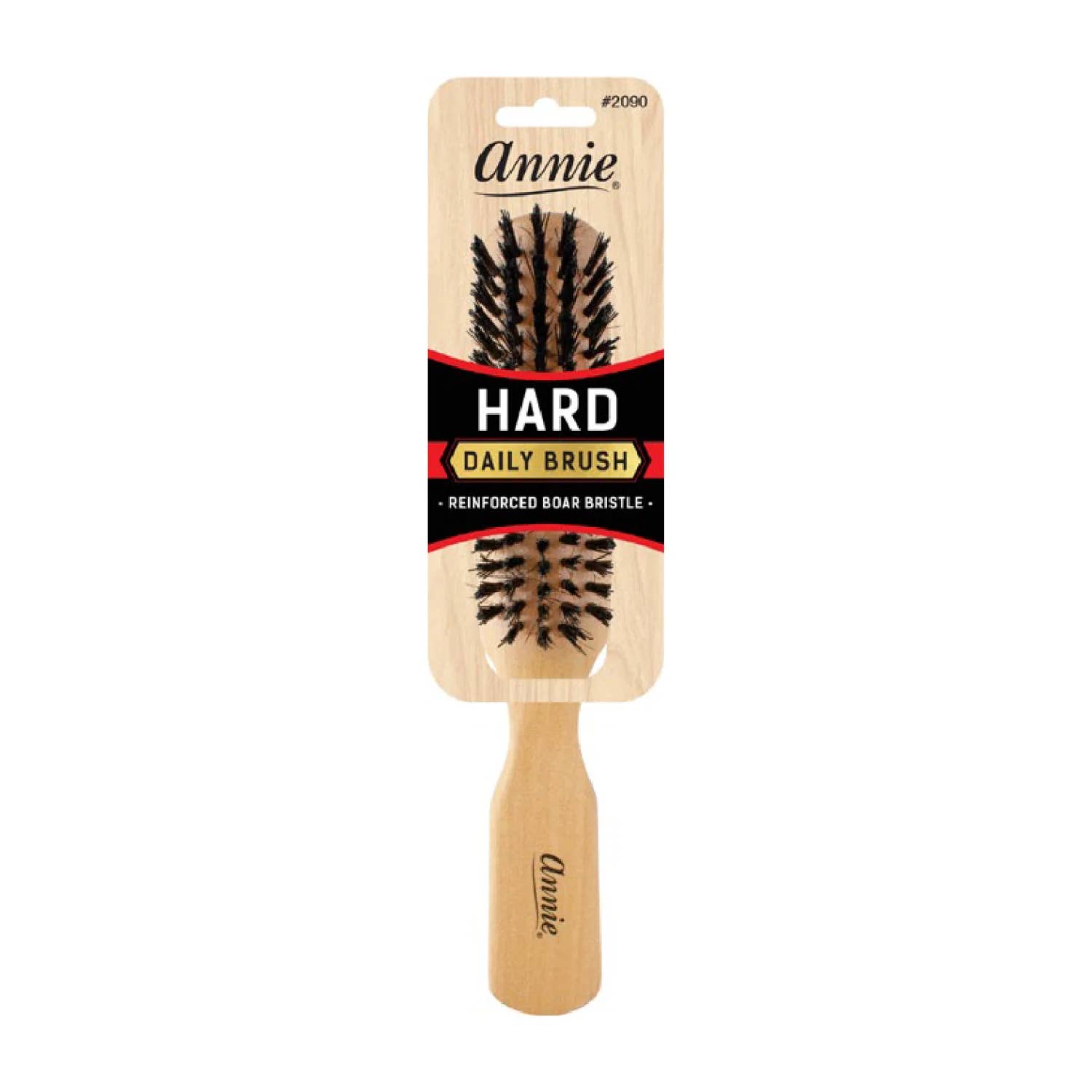 Annie International | Hard Wooden Brush Boar Bristle