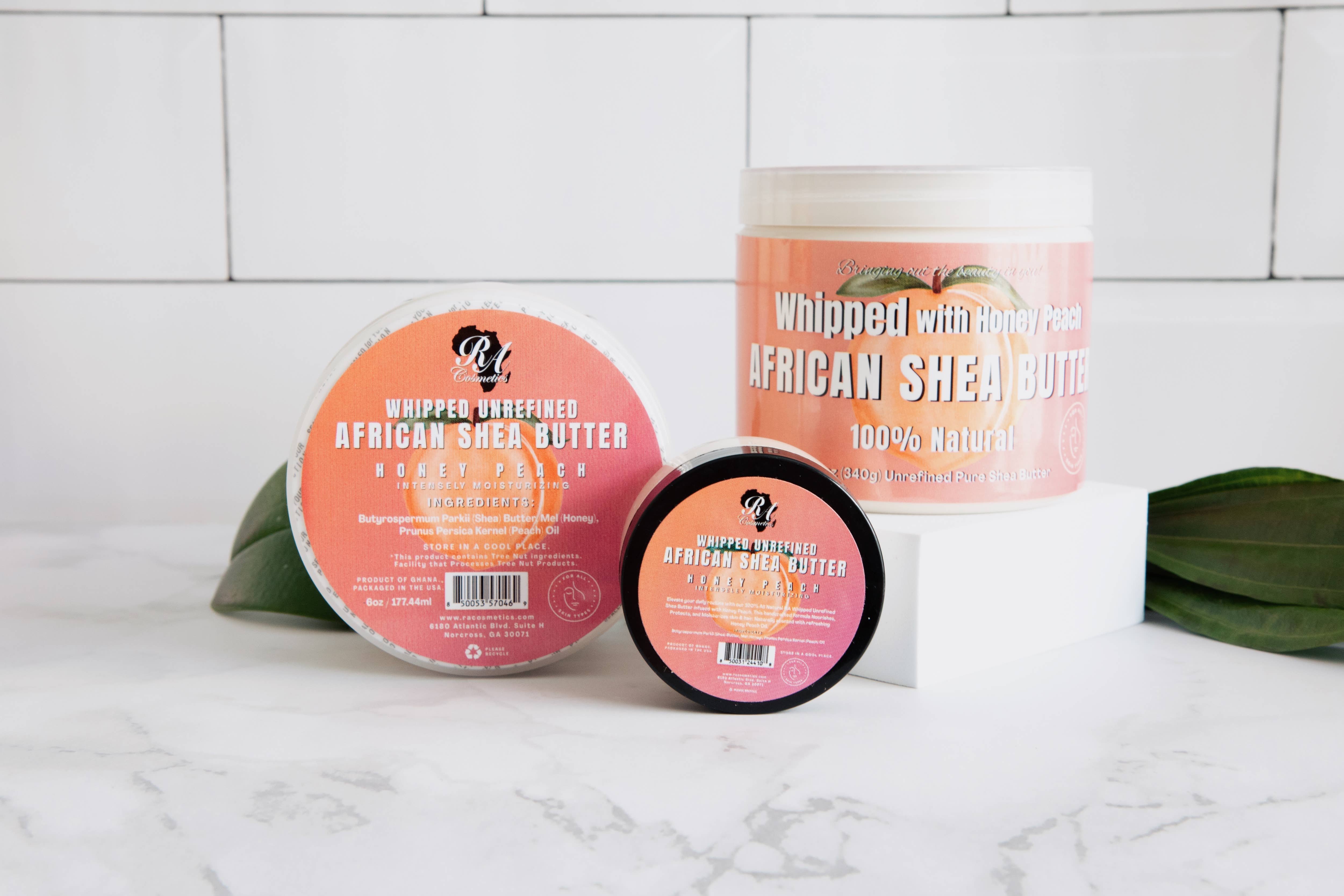 RA Cosmetics | Whipped African Ivory Shea Butter - Honey Peach, photo 2 of 8