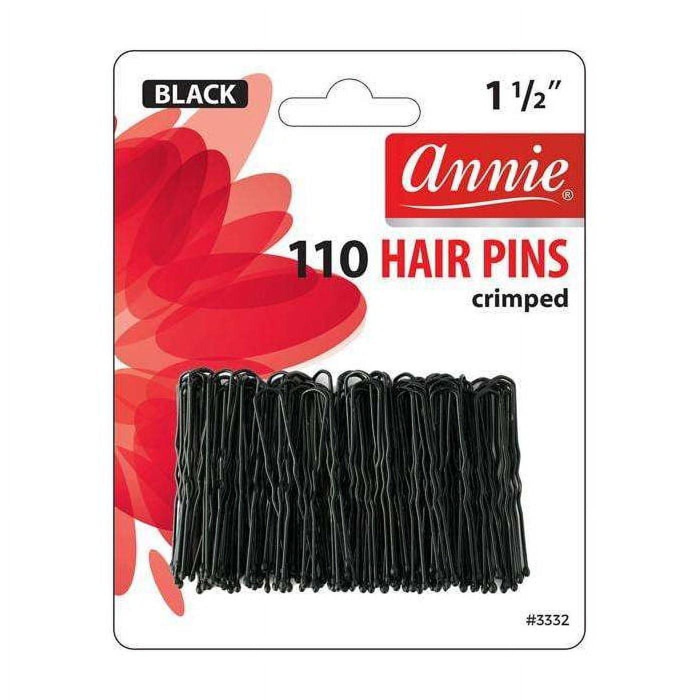 Annie International | Hair Pins 1 1/2" 110ct - Black