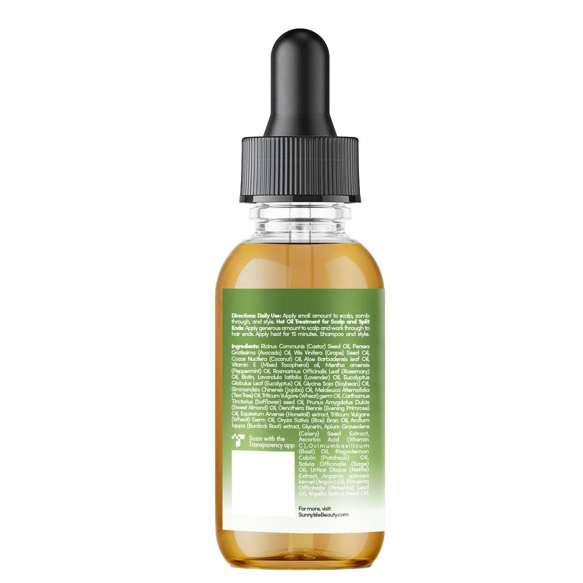 Sunny Isle - Sunny Isle Rosemary Mint Hair and Strong Roots LITE Oil 2oz, photo 2 of 3