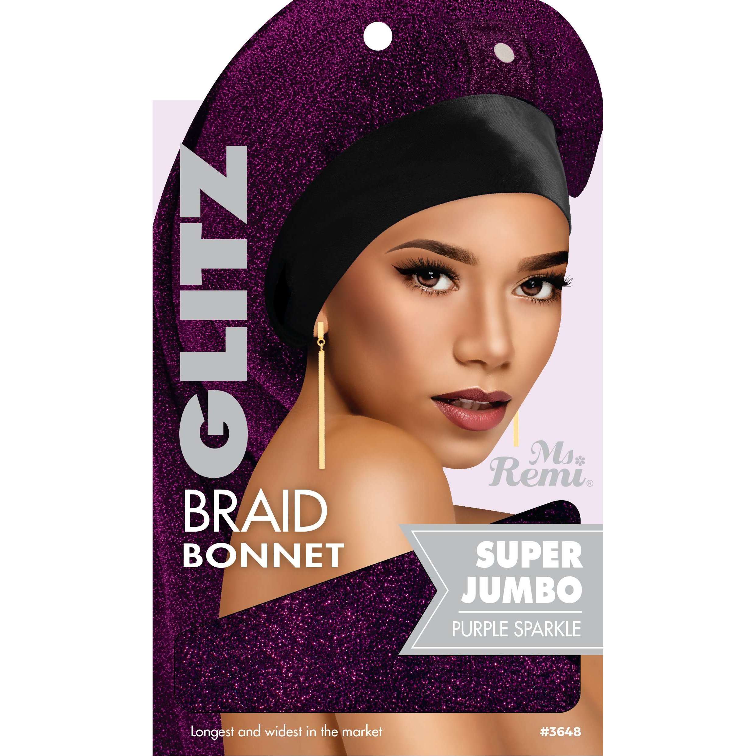 Annie International | Ms. Remi Glitz Braid Bonnet Jumbo - XL, photo 3 of 5