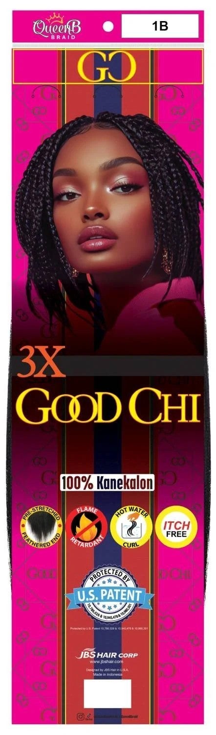 Good CHI | 3X 52" Braiding Hair, photo 2 of 3
