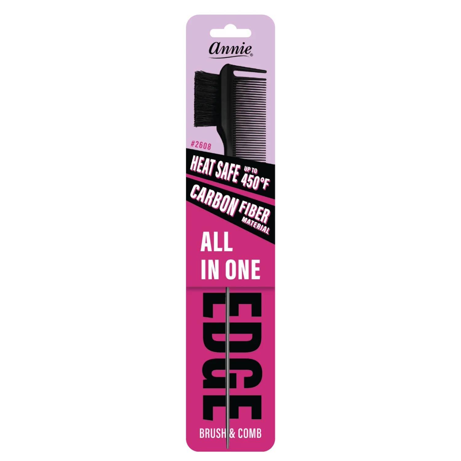 Annie International | All In One Edge Brush Natural Boar Bristle, photo 1 of 2