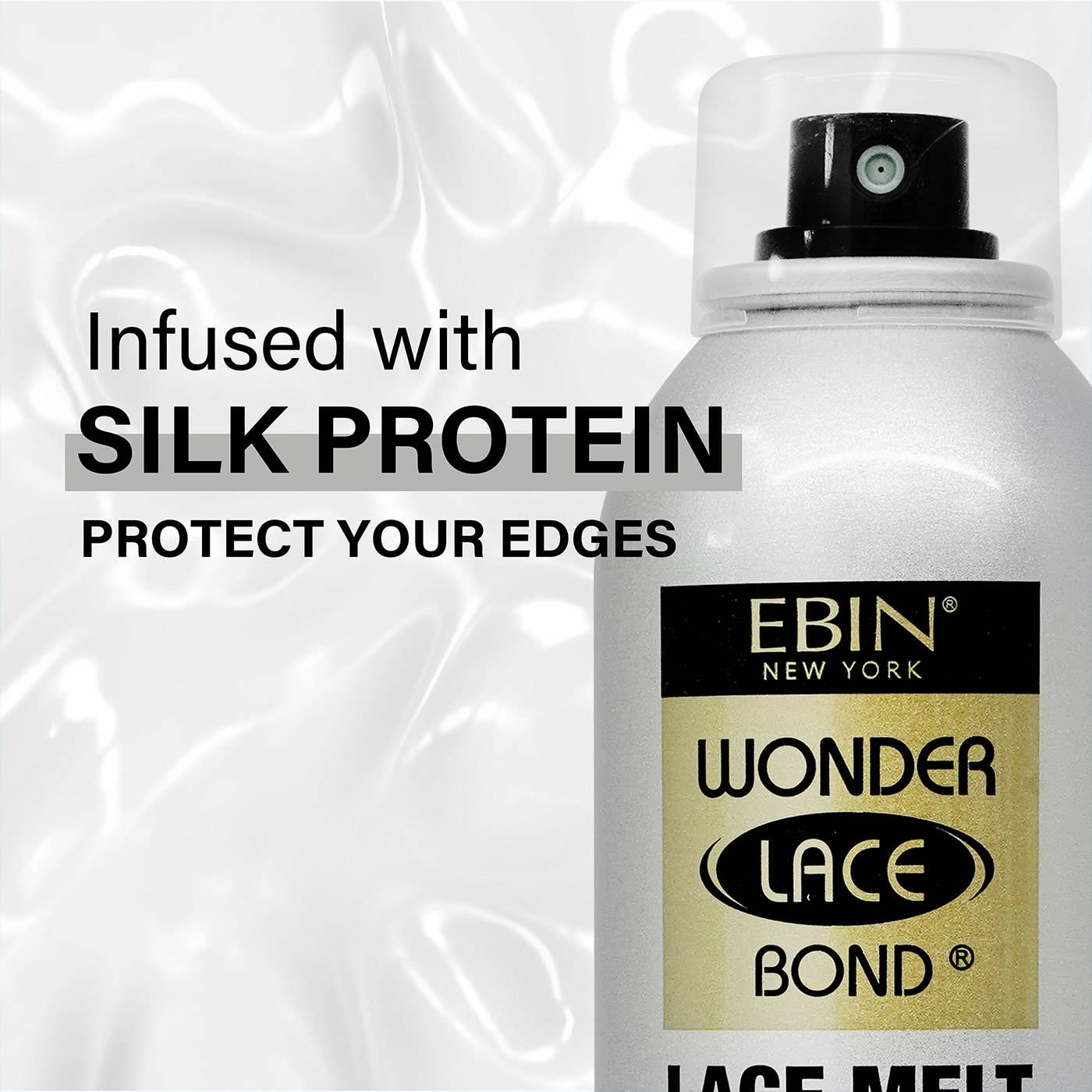 EBIN New York | WONDER LACE BOND LACE MELT SPRAY- SILK PROTEIN (6.08oz/180ml), photo 5 of 6